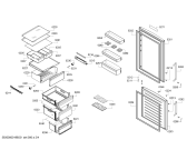 Схема №2 CK736EW32 Constructa с изображением Дверь морозильной камеры для холодильной камеры Bosch 00775492