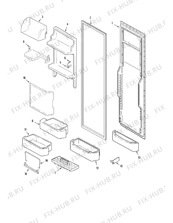 Схема №6 GC2227GEH1 (F092687) с изображением Блок управления для стиралки Indesit C00314346