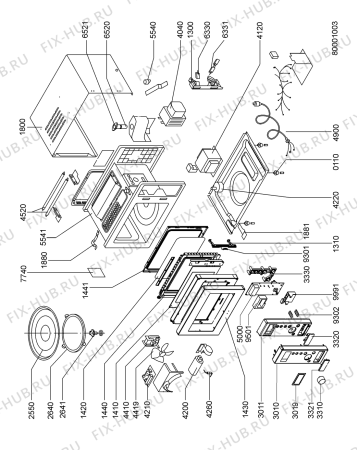 Схема №1 XB-EG20/SS MICROWAVE с изображением Переключатель для микроволновой печи Whirlpool 480120101473