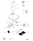 Схема №1 AKS 900 IX с изображением Всякое для вытяжки Whirlpool 482000010263