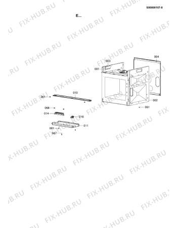 Схема №3 BTG 7602/1 D IN с изображением Запчасть для плиты (духовки) Whirlpool 482000006096