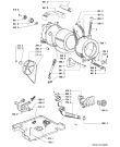 Схема №1 AWM 8123 с изображением Декоративная панель для стиралки Whirlpool 481245310247
