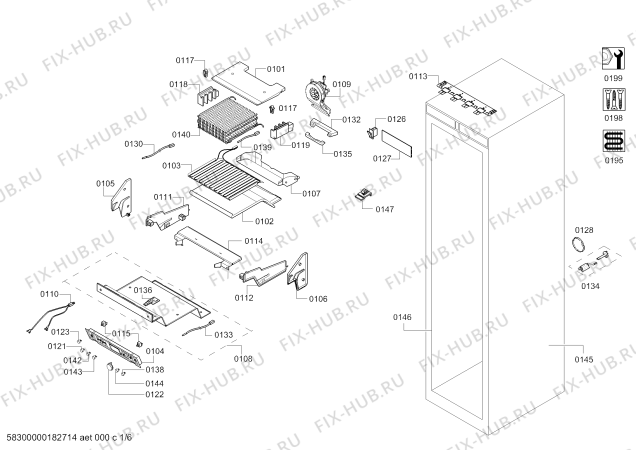 Схема №2 RF471701 с изображением Изоляция для холодильника Bosch 00716476