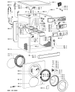 Схема №1 AWO 9145 с изображением Обшивка для стиральной машины Whirlpool 481245216898