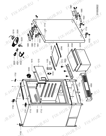 Схема №2 ARF207 (F091230) с изображением Запчасть для холодильной камеры Indesit C00323130