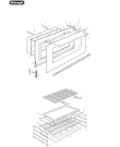 Схема №2 L91GW с изображением Панель для плиты (духовки) DELONGHI 45B96003G