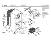 Схема №2 KGV2620 с изображением Уплотнитель двери для холодильной камеры Bosch 00233165