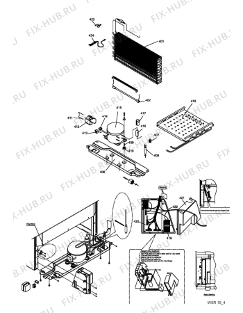 Схема №2 WSR 12 IX с изображением Ручка регулировки для холодильной камеры Whirlpool 482000002109