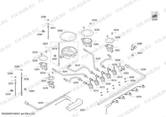 Схема №1 PPQ716B91E 4G+1W BO T70F 2011 с изображением Решетка для духового шкафа Bosch 00704739