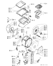 Схема №1 WAT 9358 WD с изображением Гидрошланг для стиралки Whirlpool 481253028883