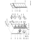 Схема №1 AFG 8184 с изображением Корпусная деталь для холодильника Whirlpool 480132101006