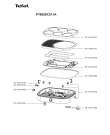 Схема №1 PY605813/11A с изображением Корпусная деталь для электрогриля Tefal TS-01024930