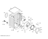 Схема №2 WM08E421IT с изображением Панель управления для стиралки Siemens 00662437