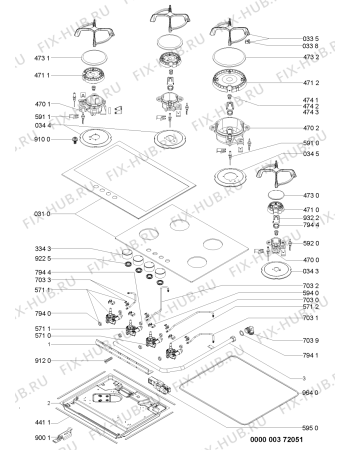 Схема №1 AKM 441 NB с изображением Труба для духового шкафа Whirlpool 480121104768