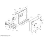 Схема №2 DIS6515 с изображением Панель управления для посудомоечной машины Bosch 00669545
