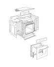 Схема №1 LMFWII с изображением Панель для плиты (духовки) DELONGHI 032F62215