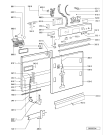 Схема №1 ADG 8536/1 WH с изображением Панель для посудомойки Whirlpool 481245373219