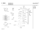 Схема №2 KS44G01NE с изображением Дверь для холодильника Bosch 00235317