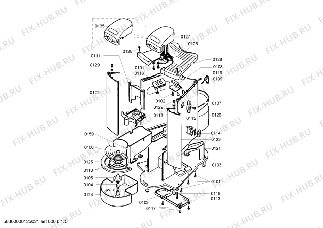 Схема №2 TK70N01BE SN70 Nespresso с изображением Съемщик натяжения для электрокофемашины Siemens 00426829