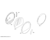 Схема №1 WT46W5C0NL с изображением Корпус для сушильной машины Bosch 00674480