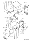 Схема №1 AWZ 9997 с изображением Декоративная панель для сушильной машины Whirlpool 481245215277