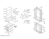 Схема №1 KG36SA75 с изображением Выдвижной ящик для холодильника Siemens 00675990
