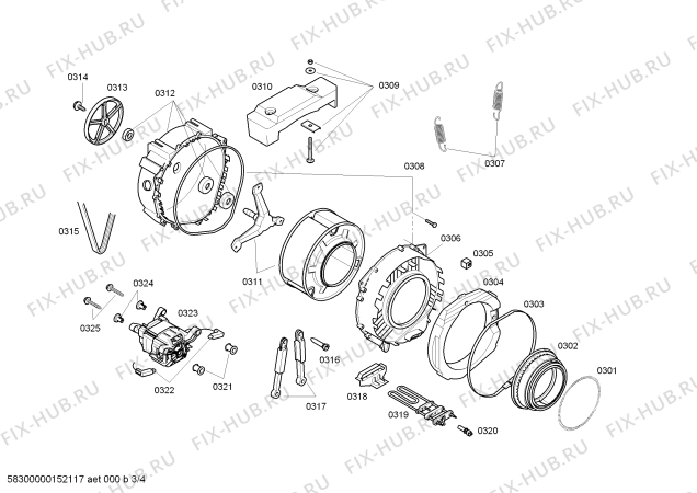 Схема №1 WLX18060IN Bosch Classixx с изображением Ручка для стиралки Bosch 00656927