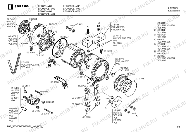 Схема №2 LF2025CL с изображением Панель для стиральной машины Bosch 00281545