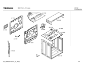 Схема №3 HB3TI2T0 Horno tecnik indep.blanc.multifnc.3d ec2 с изображением Передняя часть корпуса для духового шкафа Bosch 00443732