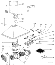 Схема №1 DK1190-M с изображением Панель для электровытяжки Aeg 50269317009