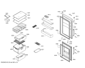 Схема №1 KG34NX44 с изображением Дверь морозильной камеры для холодильника Siemens 00687889