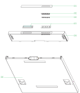 Схема №4 GV63214 (373774, WQP12-7311A) с изображением Панель управления для посудомоечной машины Gorenje 388282