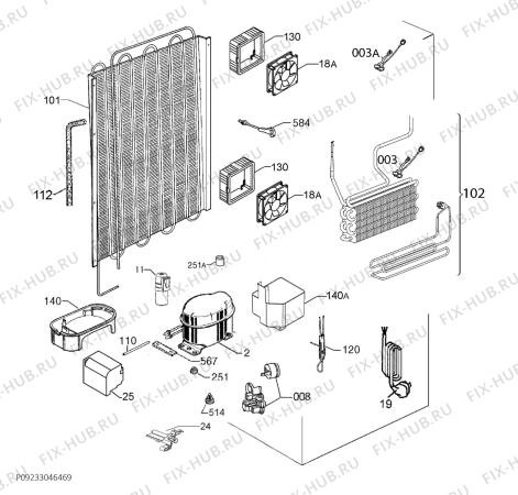 Схема №1 IKEF2680-0 с изображением Микрореле для холодильника Aeg 2425640717