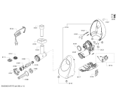 Схема №2 PI7000 с изображением Корпус для электромясорубки Bosch 12009242