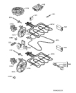 Схема №2 DC7013101M с изображением Панель для духового шкафа Aeg 5615043618