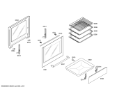 Схема №2 HSV746055T с изображением Крепеж для духового шкафа Bosch 00613570