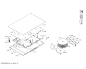 Схема №1 T58UD20X0 с изображением Стеклокерамика для духового шкафа Bosch 00716474