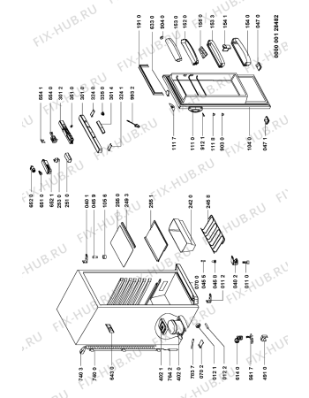 Схема №1 ARC1910 (F091973) с изображением Инструкция по эксплуатации для холодильной камеры Indesit C00359178
