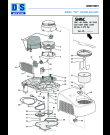 Схема №1 GC6000 EX:3 с изображением Спецфильтр для электромороженицы DELONGHI EH1110