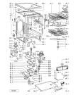 Схема №1 C 310 BR с изображением Панель для посудомоечной машины Whirlpool 481245370718