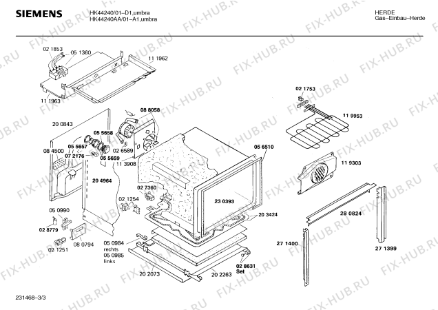 Схема №1 HK44240AA с изображением Переключатель для плиты (духовки) Siemens 00059530