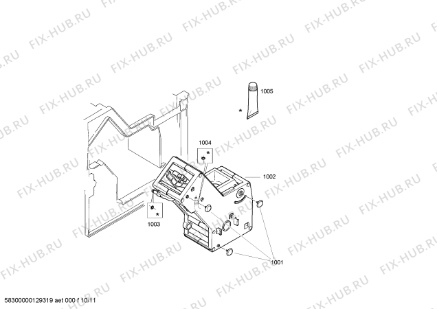 Схема №5 CM210130 Gaggenau с изображением Панель для электрокофемашины Bosch 00645062