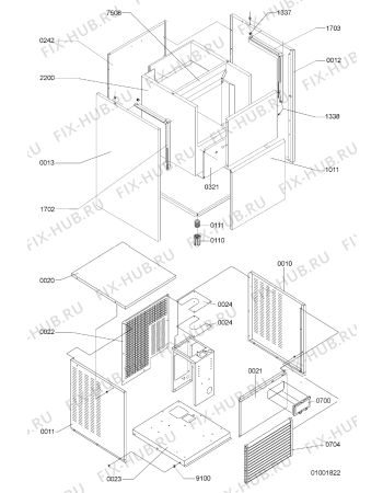 Схема №3 AGS 834/WP с изображением Уплотнитель (прокладка) для холодильной камеры Whirlpool 483286003765