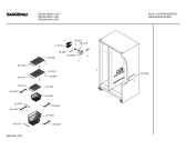Схема №5 SK534163 с изображением Корпус для холодильника Bosch 00178136