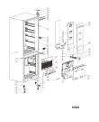 Схема №2 BMD725GHF (F087935) с изображением Дверь для холодильной камеры Indesit C00484562