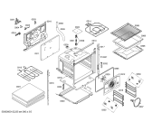 Схема №2 HLN423021E с изображением Стеклокерамика для плиты (духовки) Bosch 00246504