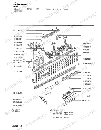 Схема №3 195304266 1036.51CSM с изображением Ручка для плиты (духовки) Bosch 00109329