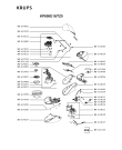 Схема №1 KP600E66/7Z0 с изображением Сосуд для кофеварки (кофемашины) Krups MS-624029