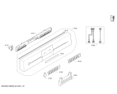 Схема №2 SN25L801EU party с изображением Панель управления для посудомойки Siemens 00741465