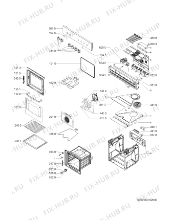 Схема №1 AKS132/NB с изображением Дверца для электропечи Whirlpool 481245058731